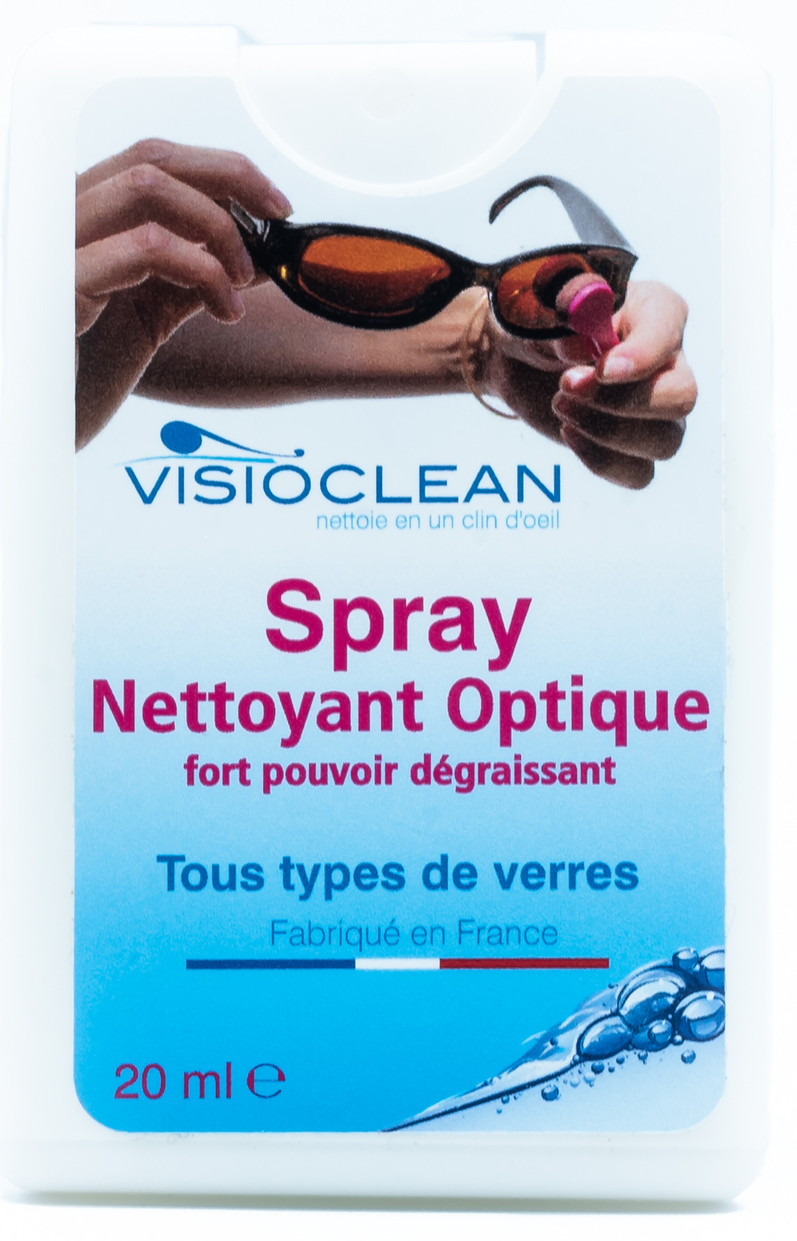 Lunette nettoyant verres optiques